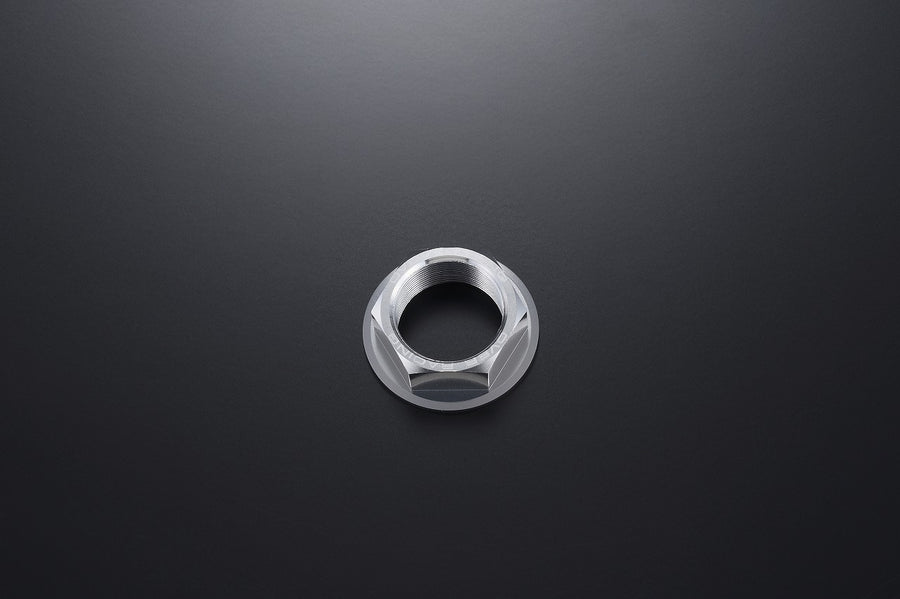 OVER Racing Top Yoke Center Nut Silver GROM/Monkey125/DAX125 | 55-012-03 - image 1