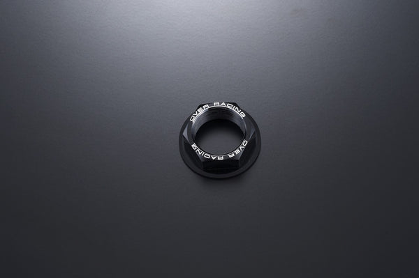 OVER Racing Top Yoke Center Nut Black GROM/Monkey125/DAX125 | 55-012-03B - image 1