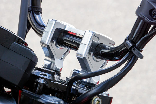 OVER Racing Handlebar Risers Silver CT125(20-) | 55-06-01 - image 2