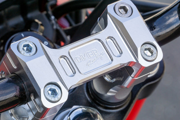 OVER Racing Handlebar Risers Silver CT125(20-) | 55-06-01 - image 3