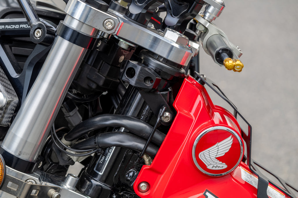 OVER Racing Optional for Wide-Offset Inverted Fork Kit Handlebar Lock Bracket - image 1