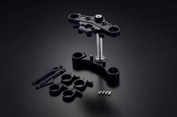 OVER Racing Inverted Fork Triple Clamp Kit Short Offset Black CT125(20-22)(23-) - image 2