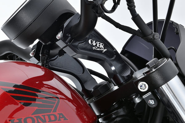OVER Racing Handlebar Risers Black Rebel250(17-)/500(17-) - image 1