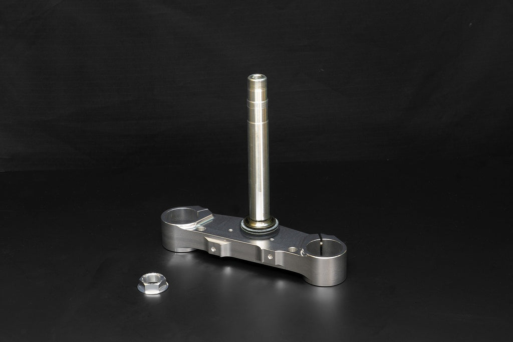 OVER Racing Lower Triple Clamp Kit Silver GROM(21-) - image 1