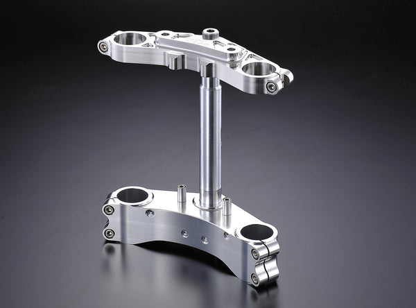 OVER Racing Triple Clamp Kit Silver V-MAX1200 - image 1