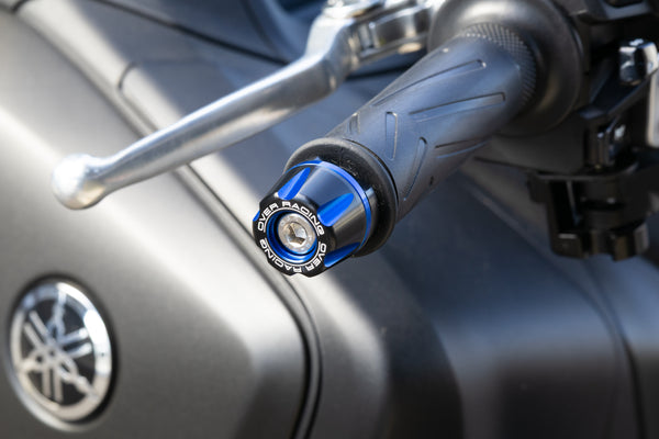 OVER Racing Bar Ends Type2 TMAX560 Black/Blue - image 1