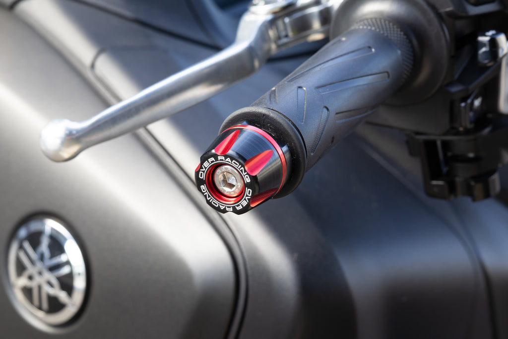 OVER Racing Bar Ends Type2 TMAX560 Black/Red - image 1
