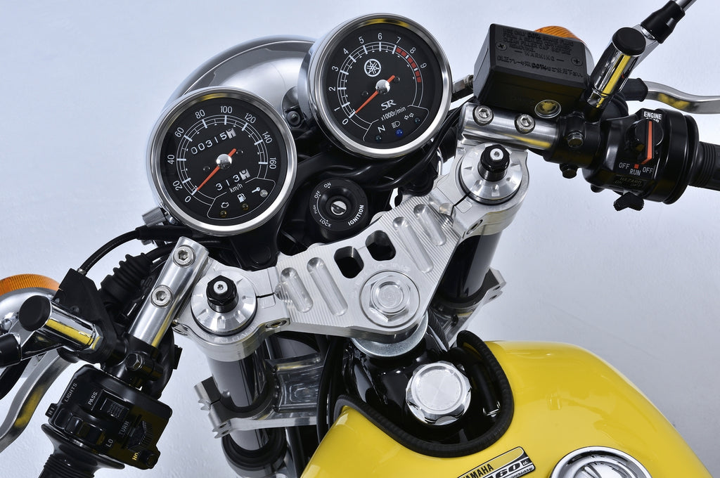 OVER Racing Triple Clamp & Sports Riding Handlebar Kit SR400(FI) - image 1