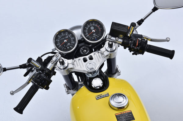 OVER Racing Triple Clamp & Sports Riding Handlebar Kit SR400(FI) - image 2