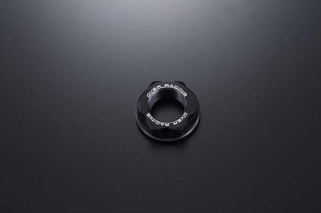 OVER Racing Stem Nut Black YZF-R7(22-) - image 1