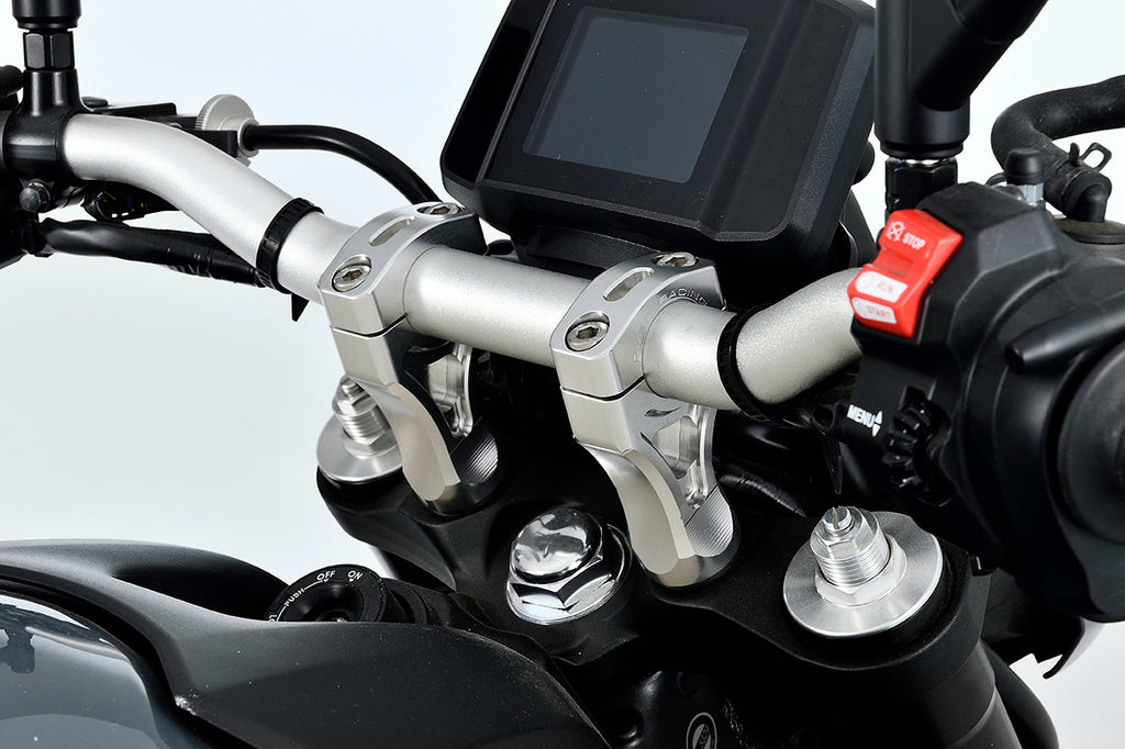 OVER Racing Handlebar Clamp Silver MT-09(21-) - image 1