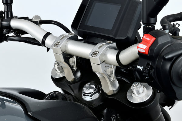 OVER Racing Handlebar Clamp Silver MT-09(21-) - image 1