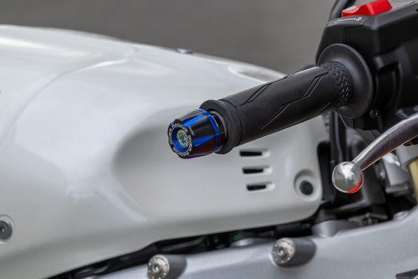 OVER Racing Bar Ends Type2 XSR900GP(24-) Black/Blue - image 1