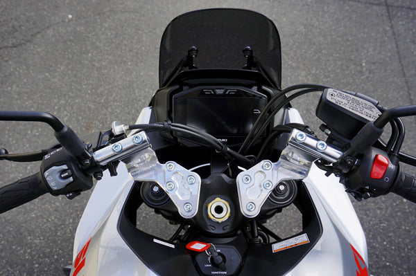 OVER Racing Sports Riding Handlebar Kit Silver KATANA(19-) - image 3