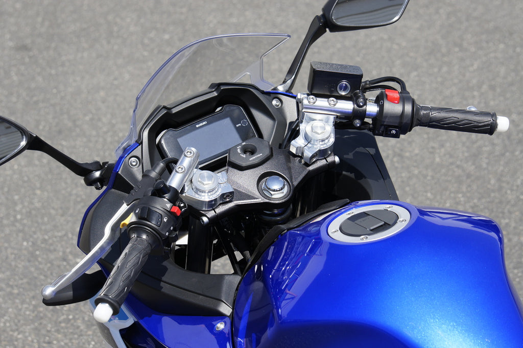 OVER Racing Sports Riding Handlebar Kit Silver GSX250R - image 1
