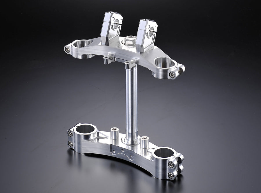 OVER Racing Triple Clamp Kit Silver ZEPHYR1100 - image 1
