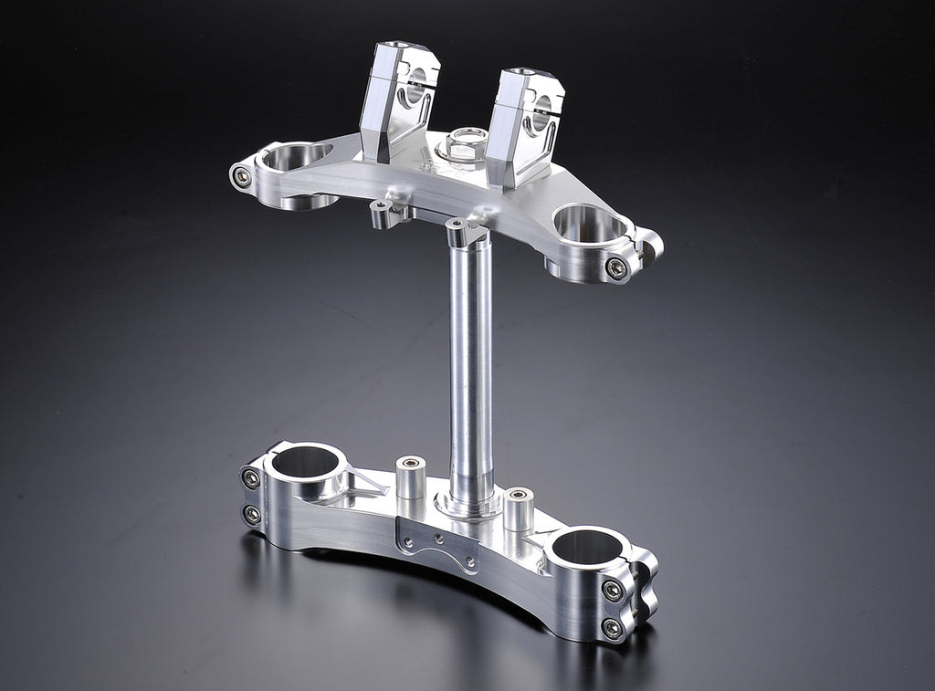 OVER Racing Triple Clamp Kit Silver ZEPHYR1100 - image 1