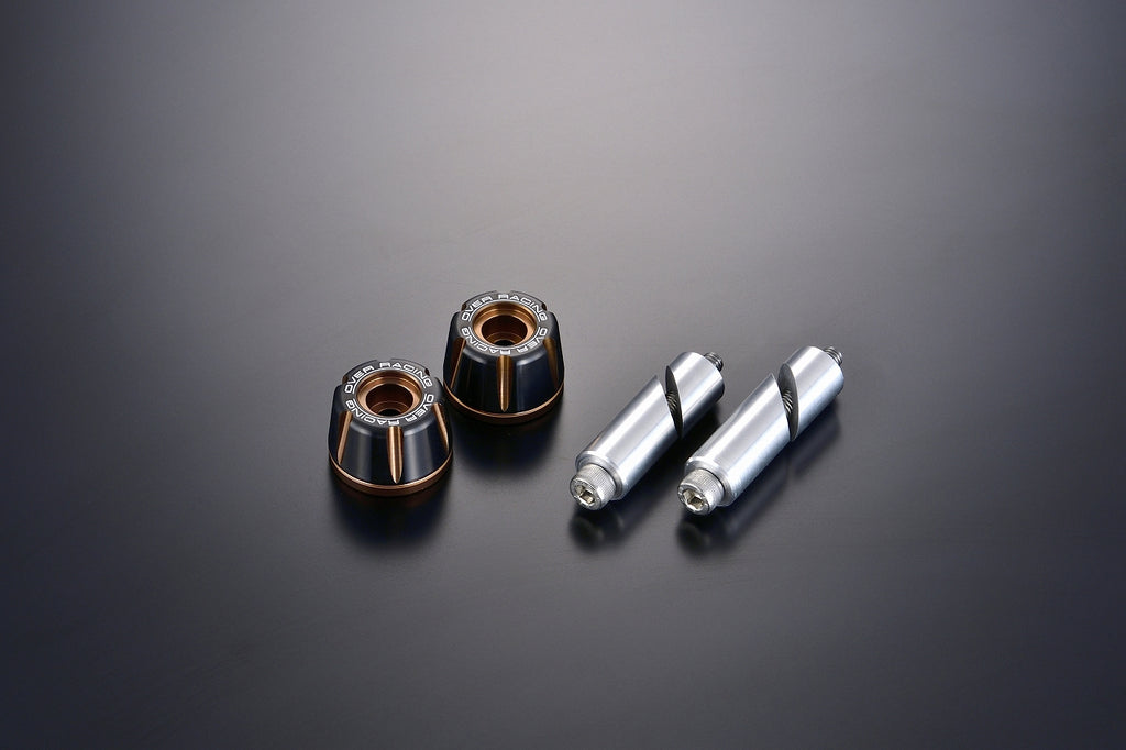 OVER Racing Bar Ends Type2 Black/Bronze - image 1