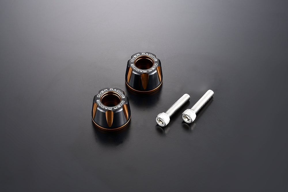 OVER Racing Bar Ends Type2 for M6 Black/Bronze - image 1
