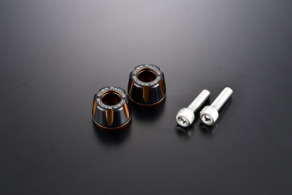 OVER Racing Bar Ends Type2 for M8 Black/Bronze - image 1