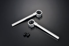 OVER Racing Quick-Release Clip-On Handlebar Kit Silver for 50 mm Forks | 55-99-11