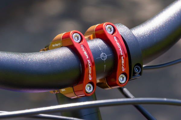 OVER Racing MTBTriple Clamp 35/35mm Black/Red YPJ-MT Pro(20-22) - image 4
