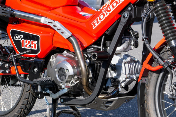 OVER Racing Down Tube Black CT125(20-22)(23-) - image 1