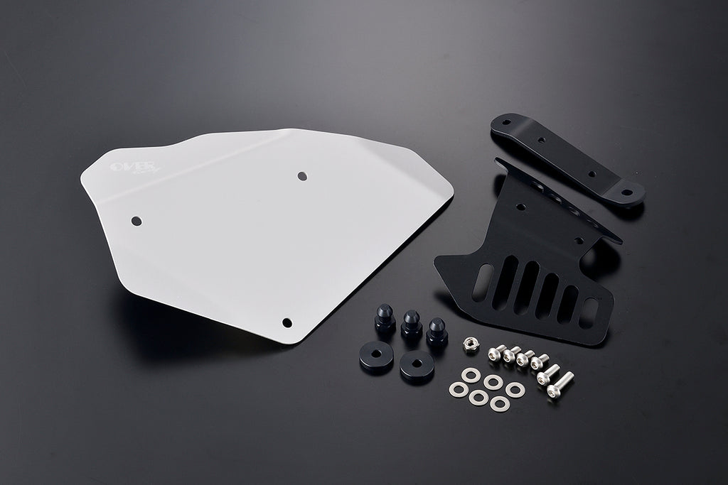OVER Racing Side Cover Type2 L Silver Monkey125(18-20)(21-23)(24-) - image 1