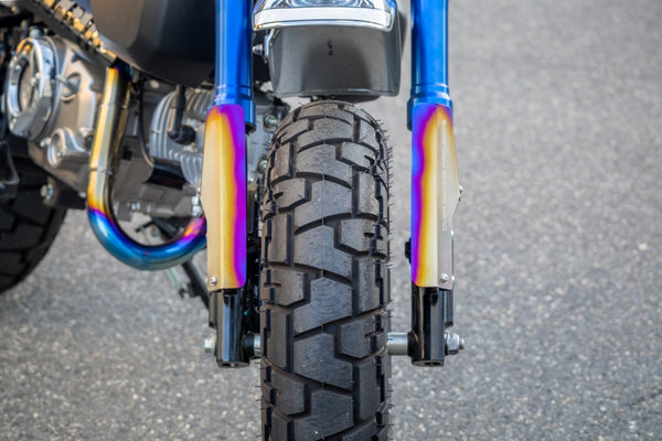 OVER Racing Fork Guards Titanium Monkey125(18-20)(21-23)(24-) - image 2