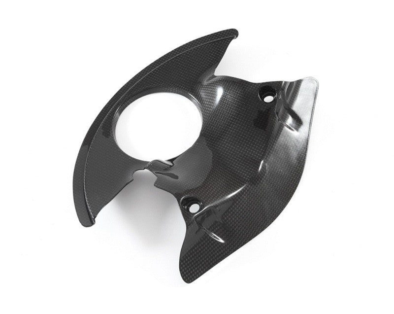 MOTOCORSE Headlight fairing mudlfap Trama del carbonio e finitura superficiale - 2