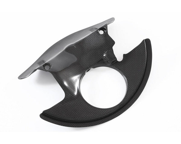 MOTOCORSE Headlight fairing mudlfap Trama del carbonio e finitura superficiale - 2