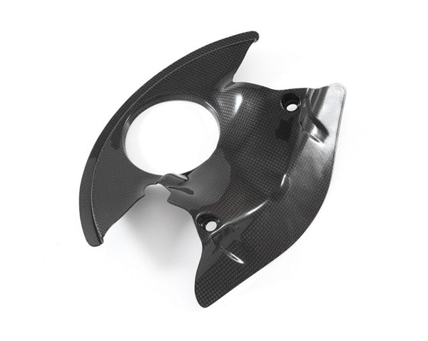 MOTOCORSE Headlight fairing mudlfap Trama del carbonio e finitura superficiale - 2