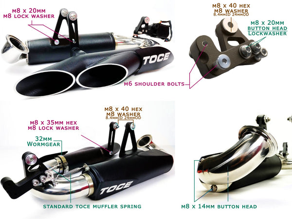 TOCE Ducati Panigale Replacement Components