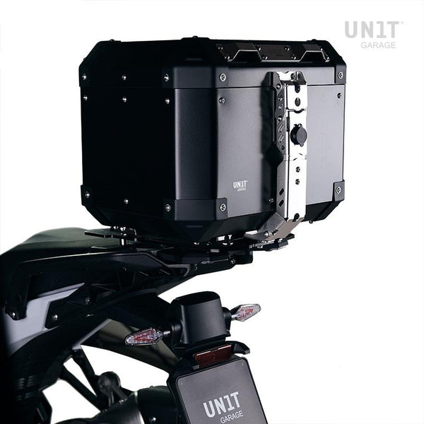 Unit Garage AL14_BL Atlas Black top case plate for original BMW R1300GS ADV luggage rack