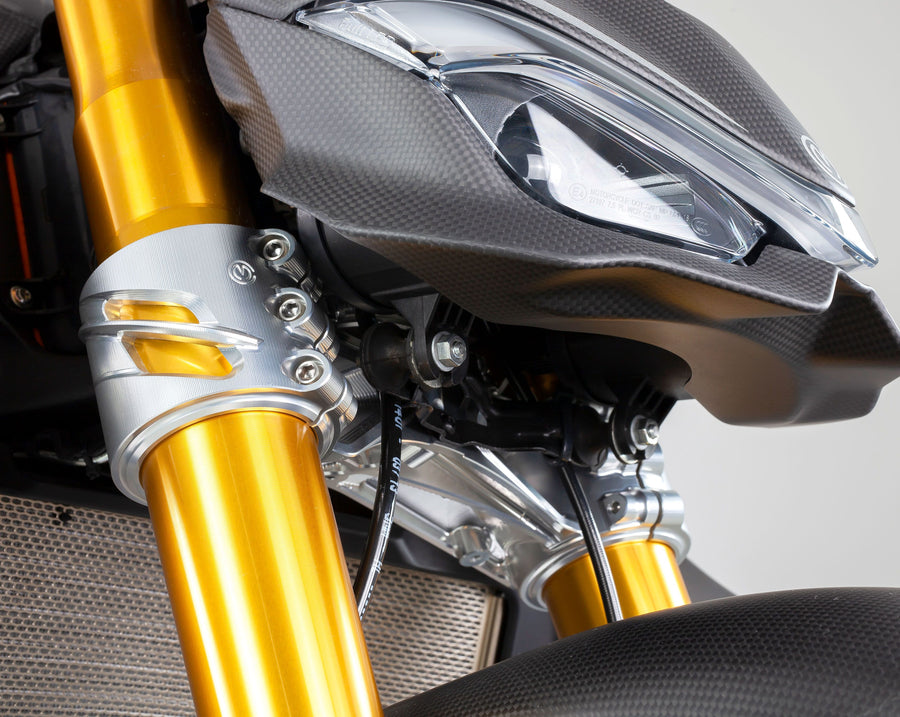MOTOCORSE Aluminium steering lower triple clamp (diameters 58mm) Streetfighter V4 / Panigale V4 Colore