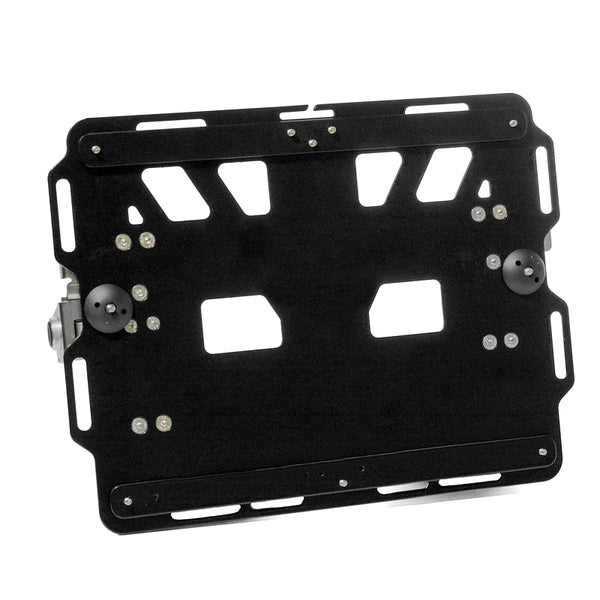 Unit Garage AL25_DX Right Aluminium plate for BMW R1300GS ADV pannier mounts