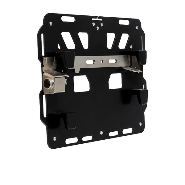 Unit Garage AL25_SX Left Aluminium plate for BMW R1300GS ADV pannier mounts