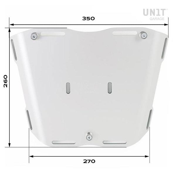 Unit Garage DPS-UGSET-4642 Atlas Aluminium Top Case 44L universal + Husqvarna Norden 901  plate for Atlas top case with support