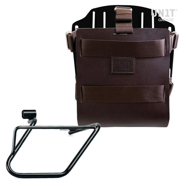 Unit Garage U085+U000+3700DX Carrying system in aluminum with adjustable leather front, Quick Release System and frame