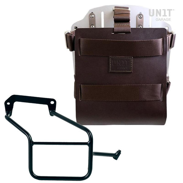 Unit Garage U085+U000+3600DX Carrying system in aluminum with adjustable leather front, Quick Release System and frame