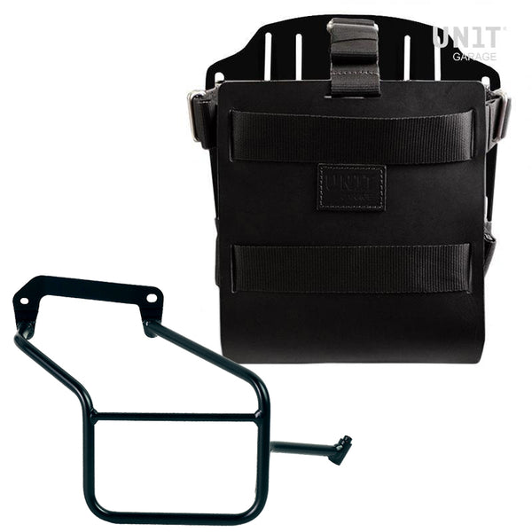 Unit Garage U085+U000+3600DX Carrying system in aluminum with adjustable leather front, Quick Release System and frame