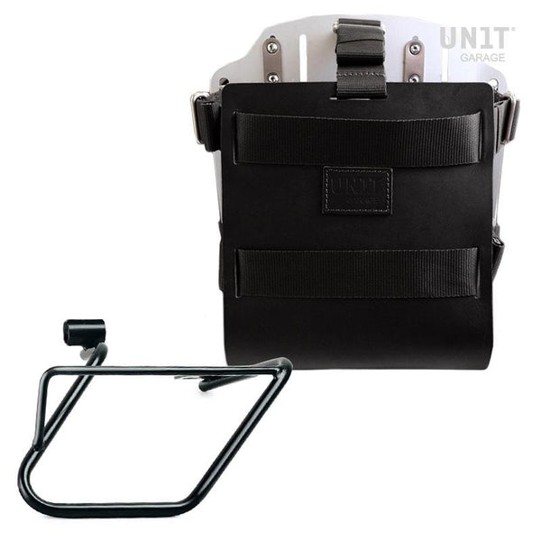 Unit Garage U085+U000+3700DX Carrying system in aluminum with adjustable leather front, Quick Release System and frame