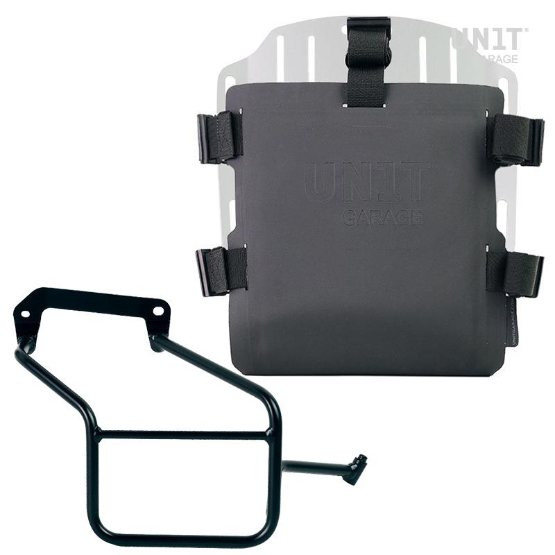 Unit Garage UG007+U000+3600DX_ Aluminum bag holder with adjustable front in Hypalon and Quick Release System + subframe