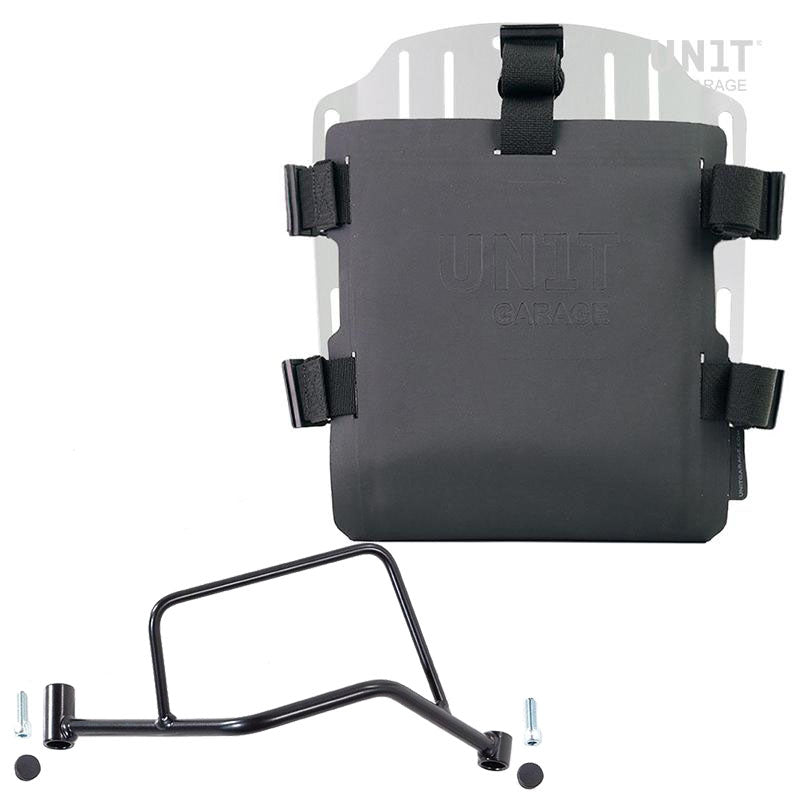 Unit Garage UG007+U000+2101DX_ Aluminum bag holder with adjustable front in Hypalon and Quick Release System + subframe