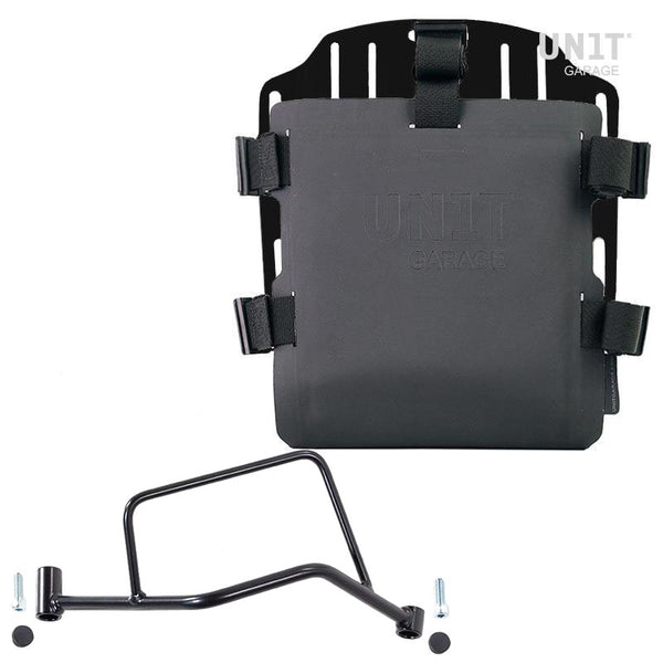 Unit Garage UG007+U000+2101DX_ Aluminum bag holder with adjustable front in Hypalon and Quick Release System + subframe