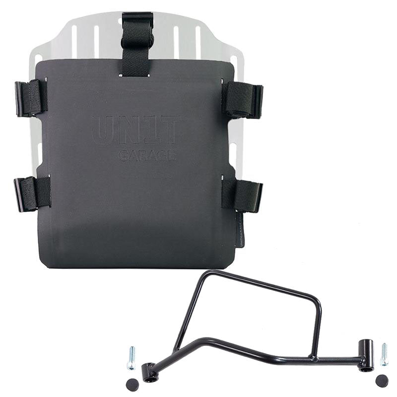 Unit Garage UG007+U000+2101SX_ Aluminum bag holder with adjustable front in Hypalon and Quick Release System + subframe
