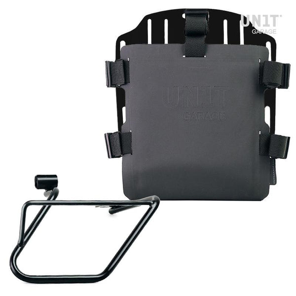 Unit Garage UG007+U000+3700DX_ Aluminum bag holder with adjustable front in Hypalon and Quick Release System + subframe