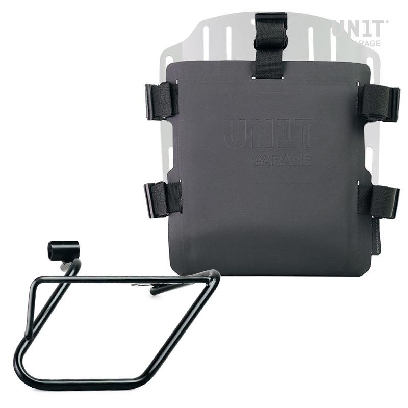 Unit Garage UG007+U000+3700DX_ Aluminum bag holder with adjustable front in Hypalon and Quick Release System + subframe