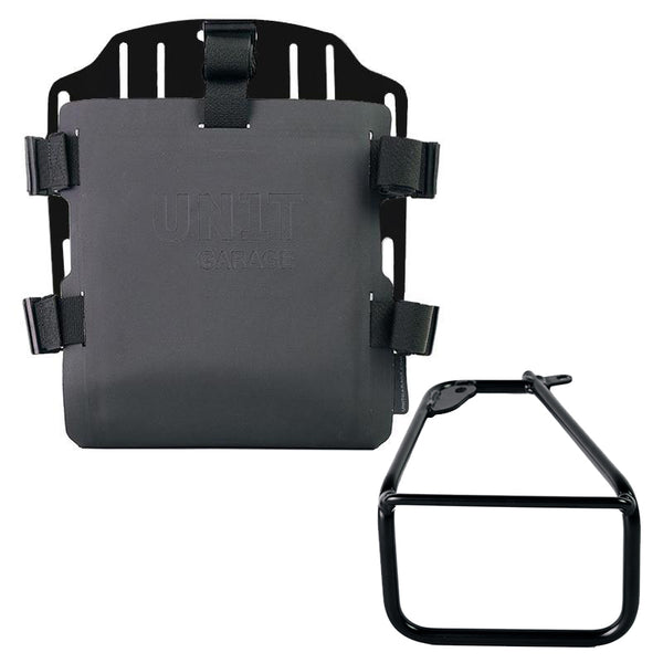 Unit Garage UG007+U000_+4302SX Carrying system in aluminum with adjustable Hypalon front and Quick Release System + Left Subframe BMW R12 NineT