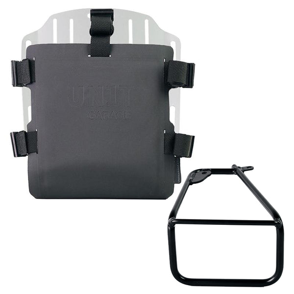 Unit Garage UG007+U000_+4302SX Carrying system in aluminum with adjustable Hypalon front and Quick Release System + Left Subframe BMW R12 NineT